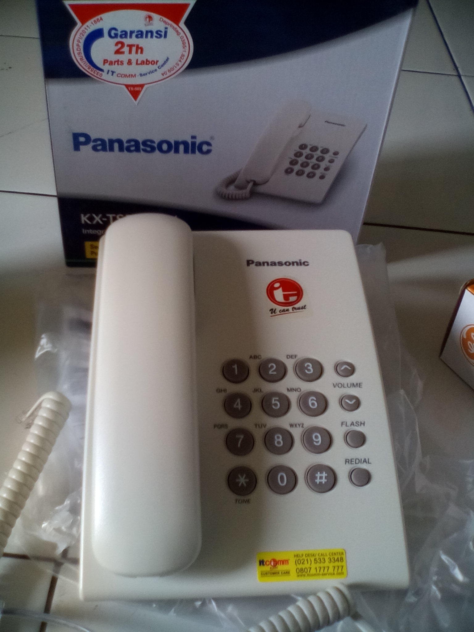 Single Line Telephone Panasonic KXT5505